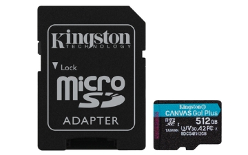 Bild på KINGSTON 512GB MSDXC CANVAS GO PLUS 200R SDCG4/512GB