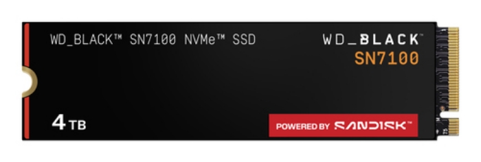 Bild på SANDISK Wd_Black SN7100 SSD M.2 TBW WDS400T4X0E-00CJA0