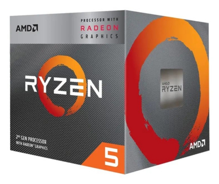 Bild på AMD RYZEN 5 3400G 4.20GHZ 4 CORE YD3400C5FHSBX
