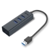 Bild på I-TEC I-TEC USB 3.0 METAL HUB + GLAN U3METALG3HUB