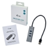 Bild på I-TEC I-TEC USB 3.0 METAL HUB + GLAN U3METALG3HUB