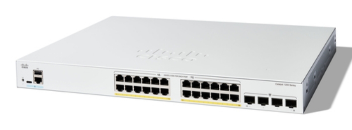 Bild på CISCO CATALYST 1200 24-PORT GE FULL C1200-24FP-4G