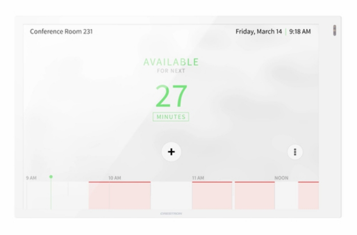 Bild på CRESTRON 10.1IN ROOM SCHEDULING TOUCH TSS-1070-W-S