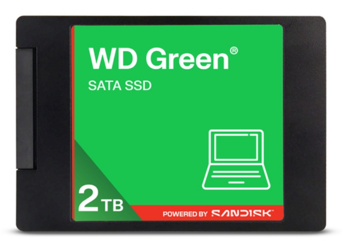 Bild på SANDISK WD GREEN SATA SSD SATA 2TB 2.5 WDS200T5G0A-00CPT0