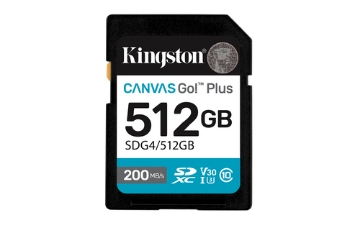 Bild på KINGSTON 512GB SDXC CANVAS GO PLUS 200R SDG4/512GB