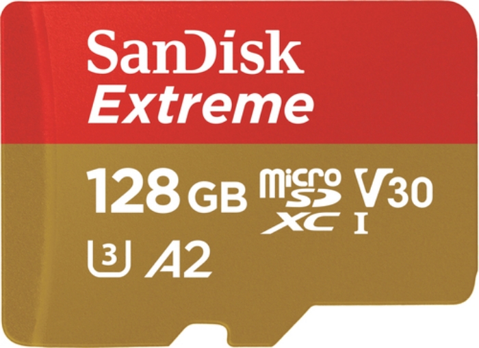 Bild på SANDISK EXTREME MICROSDXC 128GB SD SDSQXAA-128G-GN6AA