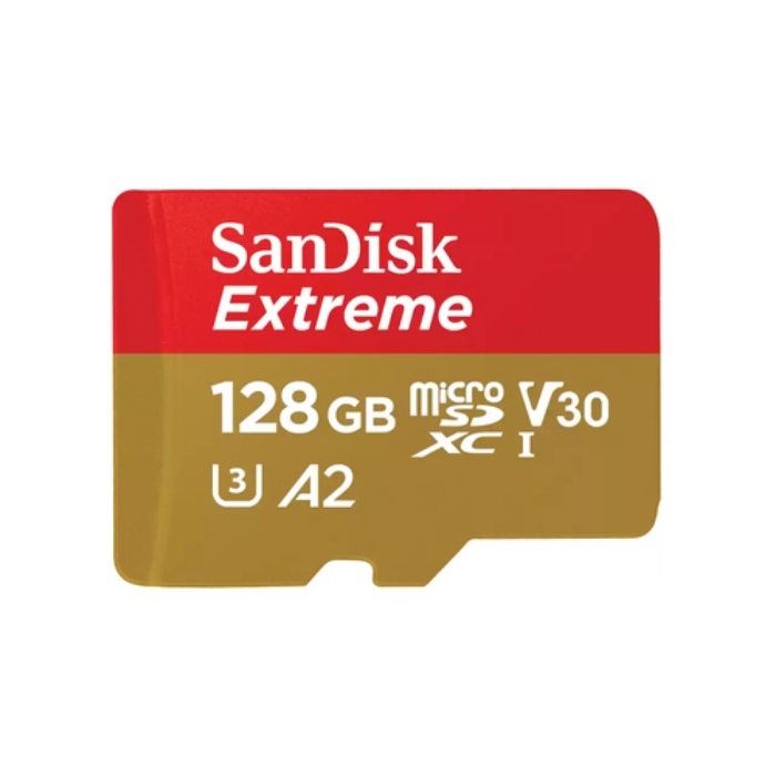 Bild på SANDISK EXTREME MICROSDXC 128Gb+Sd SDSQXAA-128G-GN6MA