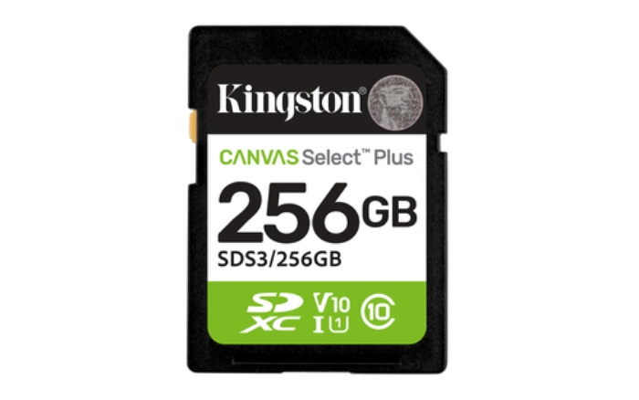 Bild på KINGSTON 256GB SDXC CANVAS SELECT PLUS SDS3/256GB