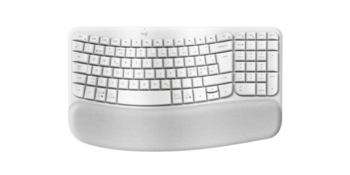 Bild på LOGITECH WAVE KEYSERGONOMIC KB OFFWHITE 920-012299
