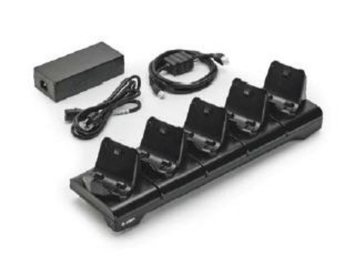 Bild på ZEBRA 5 SLOT PRINT CRADLE PSU-EU CORD CRD-MPM-5SCHGEU1-01