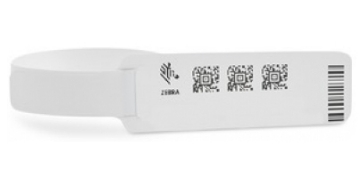 Bild på ZEBRA WRISTBAND SYNTHETIC 19.05X152.4 10015359K