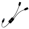 Bild på I-TEC I-TEC USB-A CABLE HUB 2 PORT U3CBLHUB2A