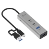 Bild på I-TEC I-TEC METAL HUB USB-C/A PD 85W CAHUBMETAL2A2CPD