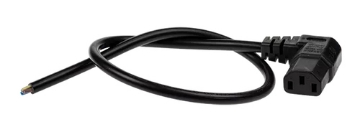 Bild på AXIS MAINS CABLE ANGL C13-OPN 0.5M 5506-242