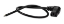 Bild på AXIS MAINS CABLE ANGL C13-OPN 0.5M 5506-242