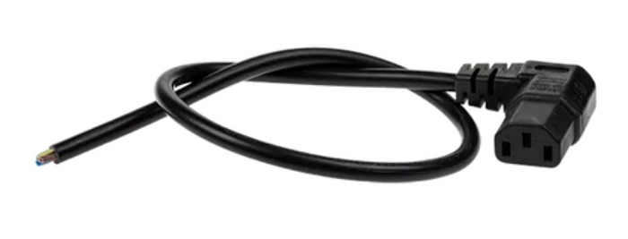 Bild på AXIS MAINS CABLE ANGL C13-OPN 0.5M 5506-242