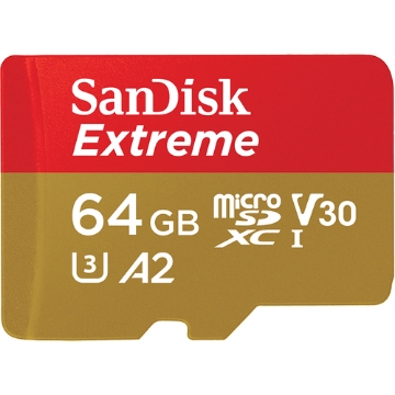 Bild på SANDISK EXTREME MICROSDXC 64GB SD SDSQXAH-064G-GN6AA