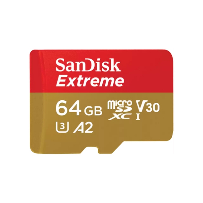 Bild på SANDISK EXTREME MICROSDXC 64Gb+Sd SDSQXAH-064G-GN6MA