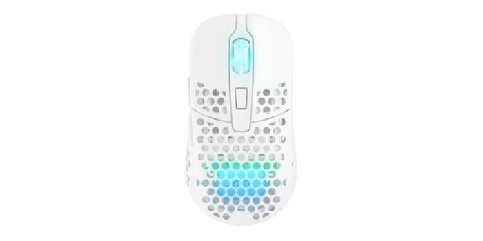 Bild på CHERRY XTRFY M42 WIRELESS RGB MOUSE M42W-RGB-WHITE