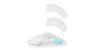 Bild på CHERRY XTRFY M42 WIRELESS RGB MOUSE M42W-RGB-WHITE