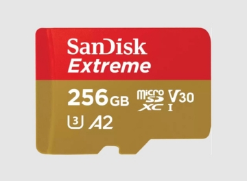 Bild på SANDISK EXTREME MICROSDXC 256Gb+Sd SDSQXAV-256G-GN6MA