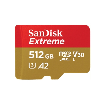 Bild på SANDISK EXTREME MICROSDXC 512Gb+Sd SDSQXAV-512G-GN6MA