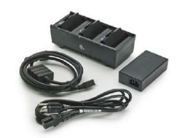 Bild på ZEBRA 3-SLOT BATT CHARGER Psu+Uk CORD SAC-MPM-3BCHGUK1-01