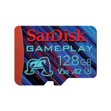 Bild på SANDISK GAMEPLAY MICROSDXC UHS-I CARD SDSQXAA-128G-GN6XN