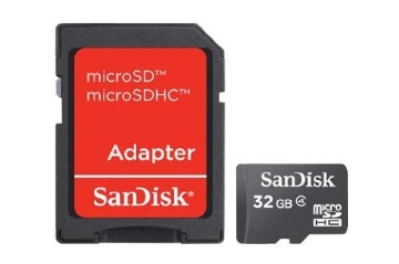 Bild på SANDISK SD CARD MICRO 32GB SDHC SDSDQM-032G-B35A