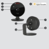 Bild på LOGITECH CIRCLE VIEW CAMERA GRAPHITE 961-000490
