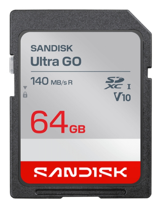 Bild på SANDISK ULTRA SD UHS-I 64GB SD 140MB/S SDSDUGN-064G-GN6IN