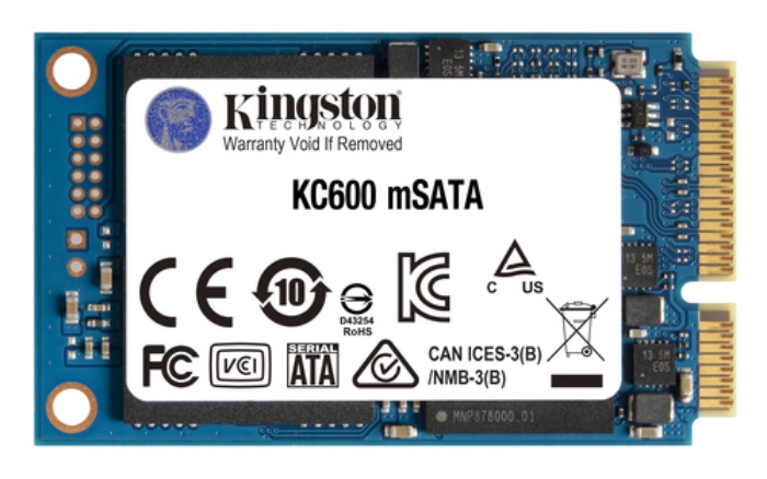 Bild på KINGSTON 256GB KC600MS SATA3 MSATA SSD SKC600MS/256G