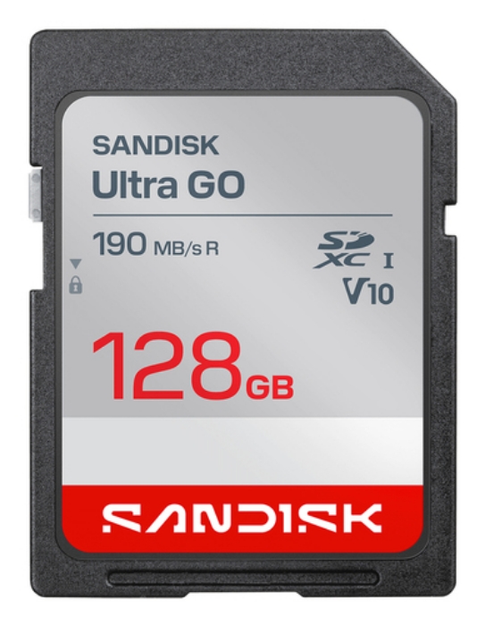 Bild på SANDISK ULTRA SD UHS-I 128GB SD 190MB/S SDSDUGN-128G-GN6IN