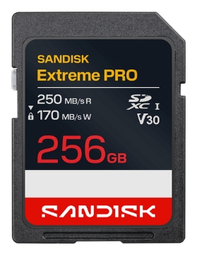Bild på SANDISK EXTREME PRO SD UHS-I 256GB SD SDSDXXJ-256G-GSCIN