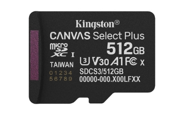 Bild på KINGSTON 512GB MICROSDXC CANVAS Select+ SDCS3/512GBSP