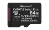 Bild på KINGSTON 64GB MICROSDXC CANVAS Select+ SDCS3/64GB