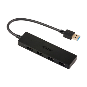 Bild på I-TEC I-TEC SLIM PASSIVE HUB 4P BLACK U3HUB404