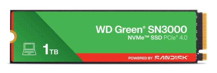 Bild på SANDISK WD GREEN SN3000 1TB SSD WDS100T4G0E-00CPS0