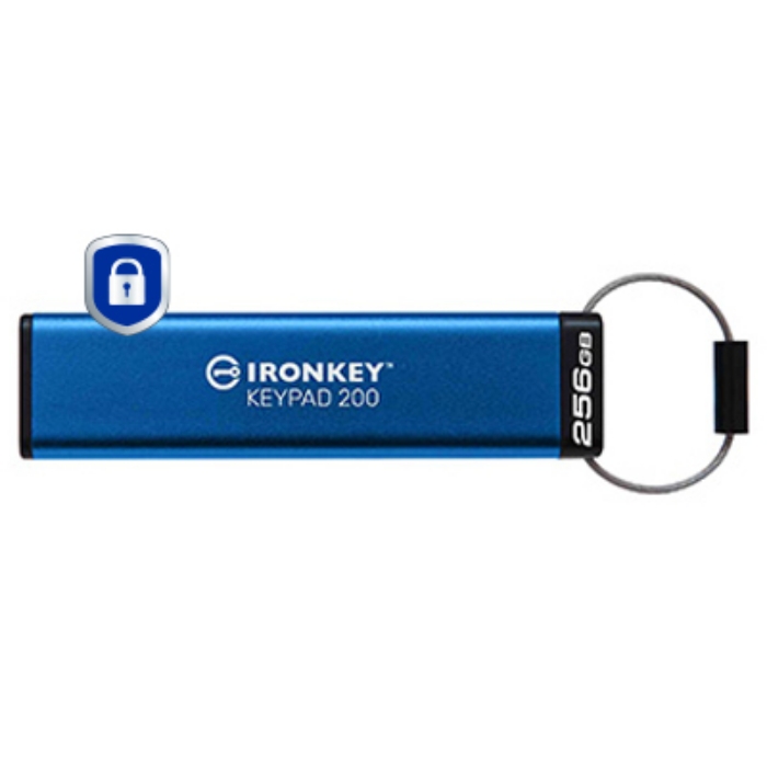 Bild på KINGSTON 256GB IRONKEY KEYPAD200 AES-256 IKKP200/256GB