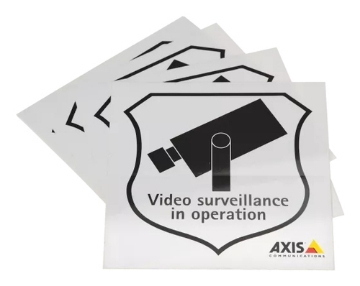 Bild på AXIS AXIS SURVEILLANCE STICKER ENG 5502-811