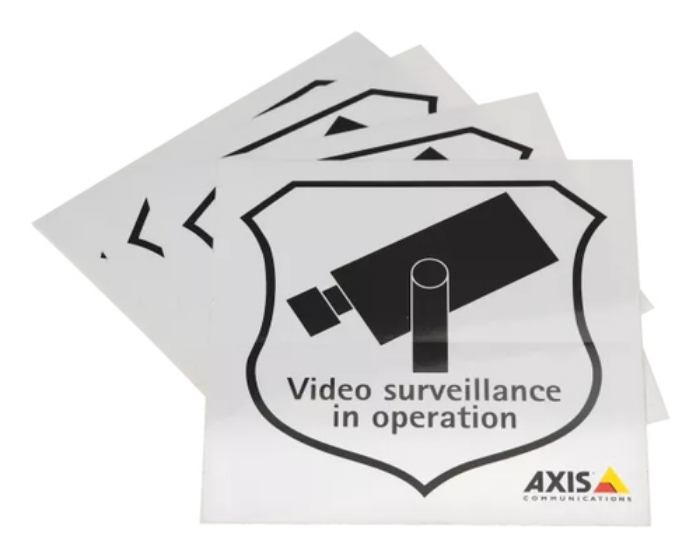 Bild på AXIS AXIS SURVEILLANCE STICKER ENG 5502-811