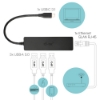 Bild på I-TEC I-TEC USB-C SLIM HUB + GLAN C31GL3SLIM