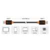 Bild på J5CREATE USB-C 100W SYNC CHARGE CABLE (3 JUCX25L30-N