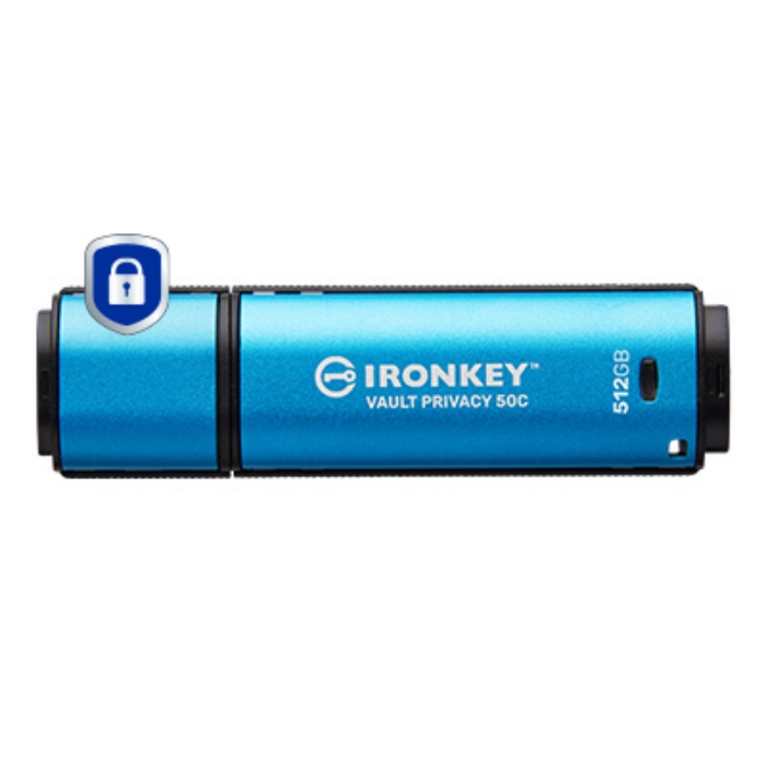 Bild på KINGSTON 512GB USB-C IRONKEY VAULT 50C IKVP50C/512GB