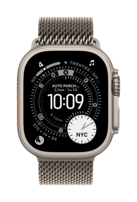 Bild på APPLE 49MM NATURAL TITANIUM MILANESE MGHP4ZM/A