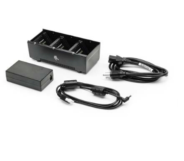 Bild på ZEBRA 3-SLOT BATT CHARGER Psu+Eu CORD SAC-MPP-3BCHGEU1-01