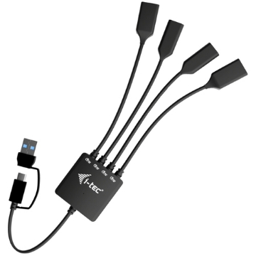 Bild på I-TEC I-TEC USB-C/A CABLE HUB 4 PORTS CACBLHUB2A2C