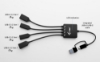 Bild på I-TEC I-TEC USB-C/A CABLE HUB 4 PORTS CACBLHUB2A2C
