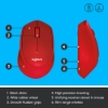 Bild på LOGITECH M330 SILENT PLUS - RED 910-004911