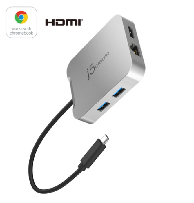 Bild på J5CREATE 4K60 ELITE USB-C PD MULTI-PORT JCD391-N